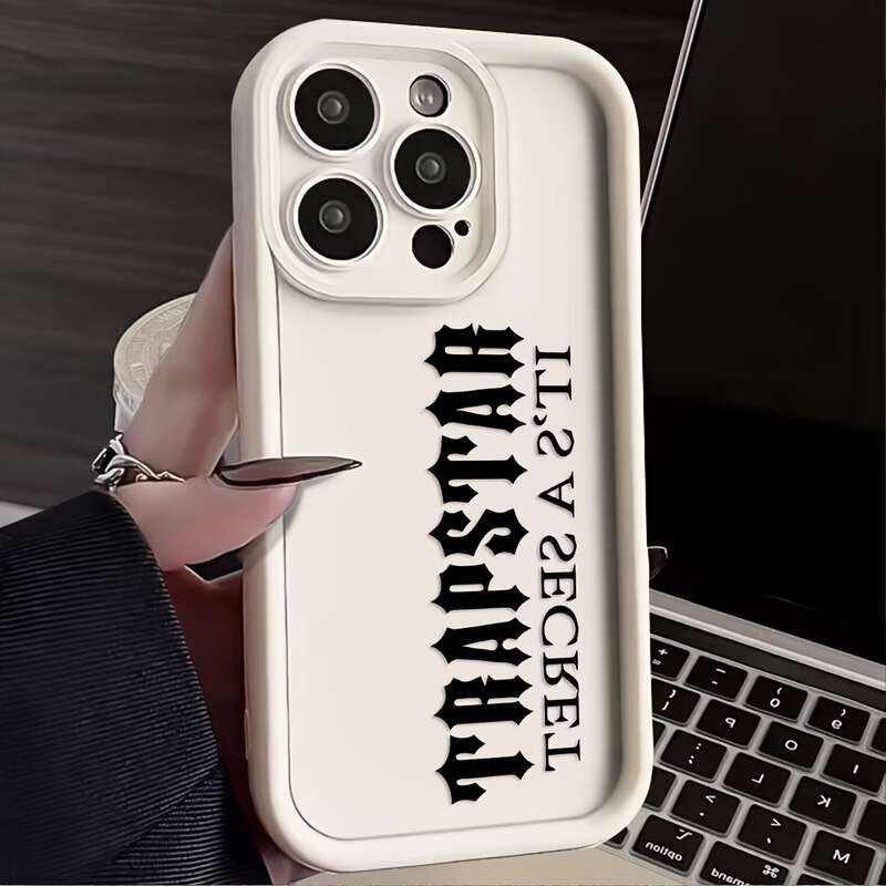 1Pc Mixed Color  For iPhone X XS Letter Themed Phone Case