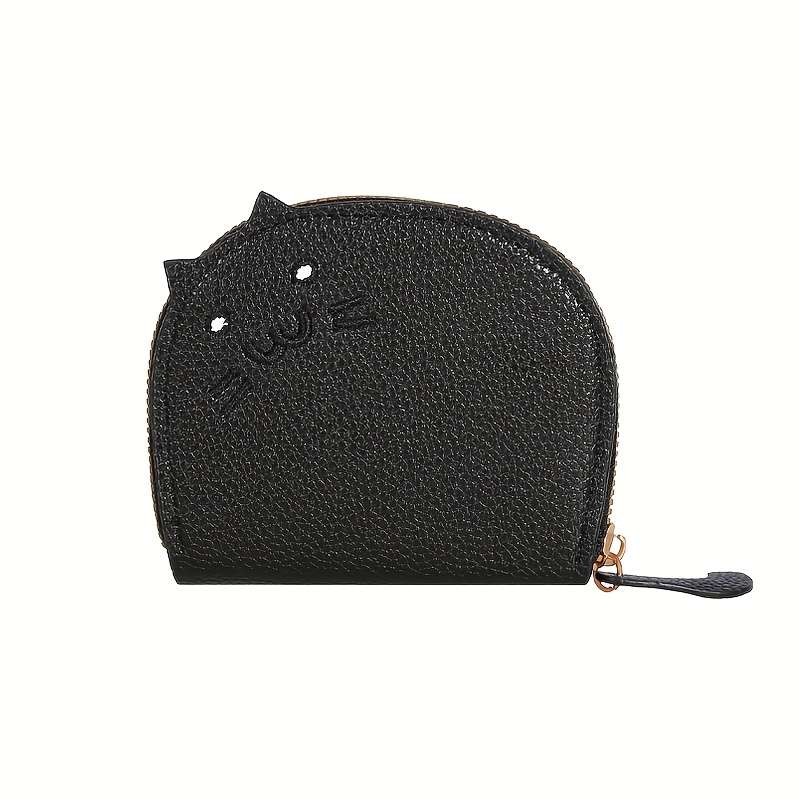 1pc A Charming Cat-Shaped Casual Walleta Synthetic Coin Purse Featuring Multiple Card Slots a Z
