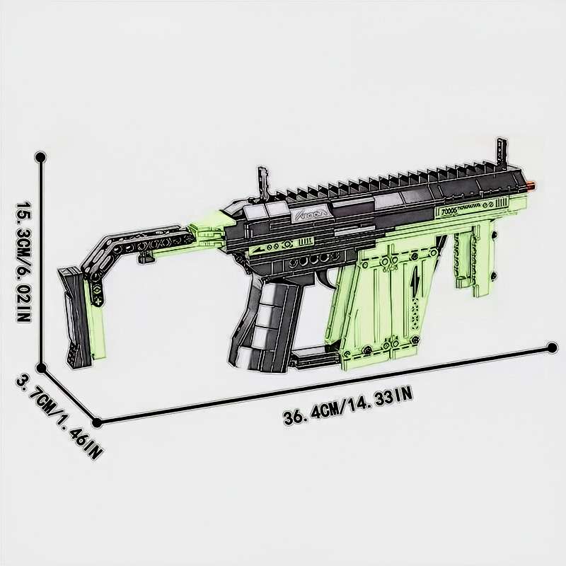 Toy Guns Style Vector Submachine Gun