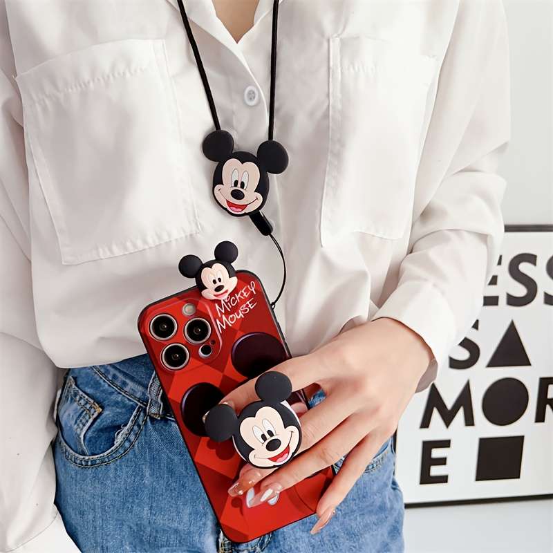 1Pc Red For iPhone 16 Phone Case Phone Cover