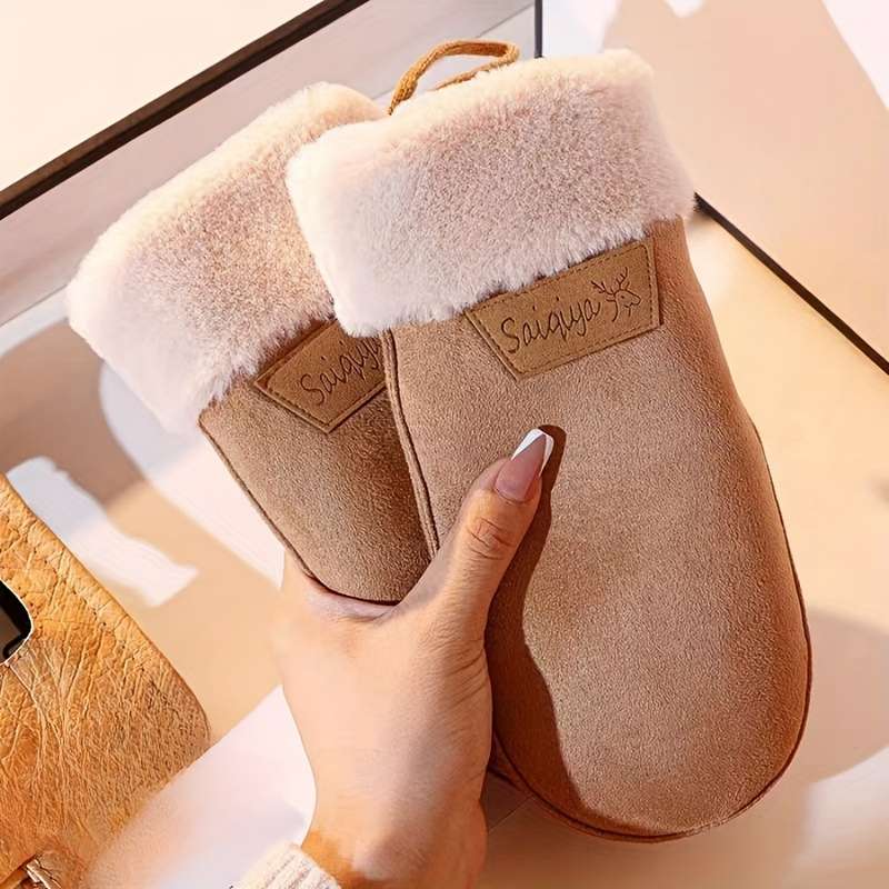 Winter Gloves Color Grey