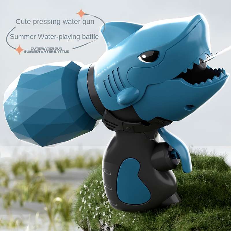 Toy Guns Color  Navy  Manual Shark Water Gun