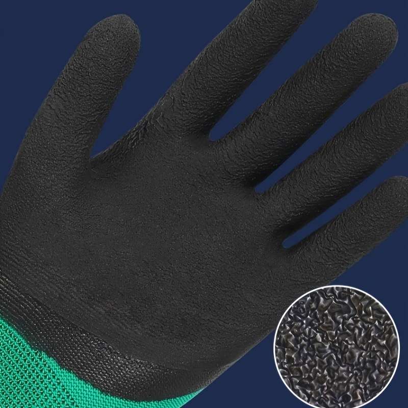 1 Pair Green Multi Purpose Work Gloves