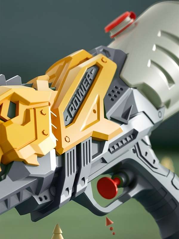 Toy Guns Color  Yellow Mechanical Dinosaur Water Gun