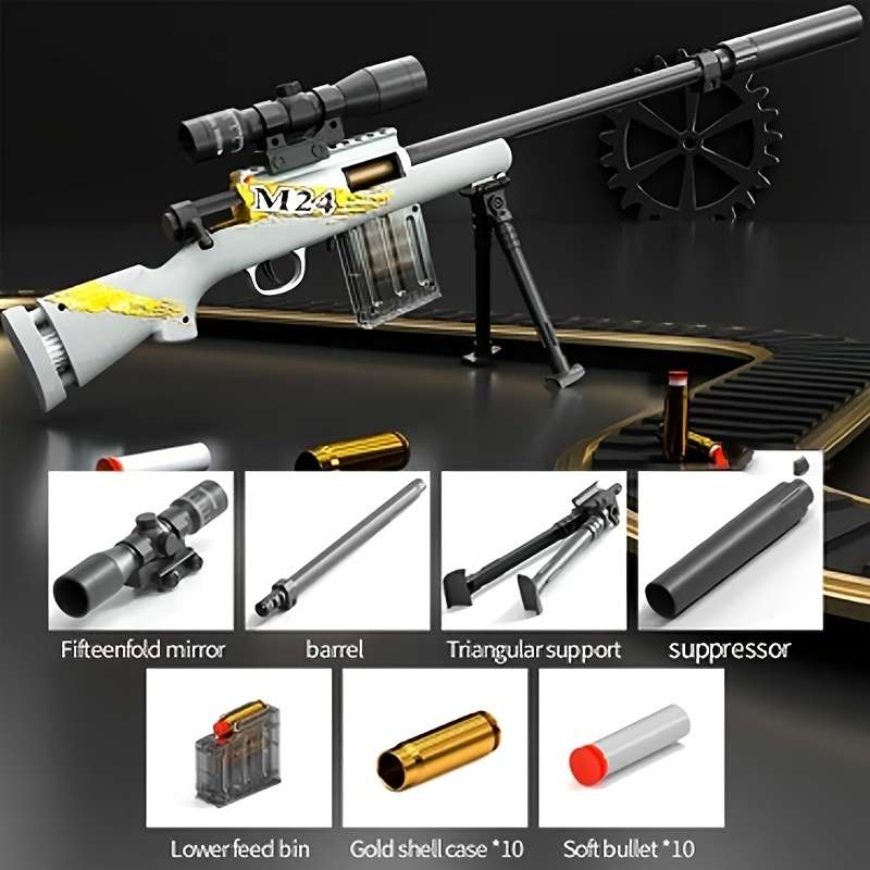 Toy Guns Color  Silvery