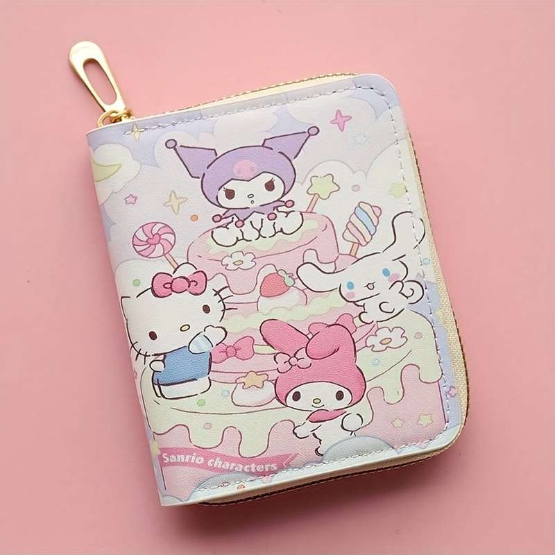 1pc Sanrio Wallet Cute Fashionable Bag for Kuromi My Melody Purse for Women Perfect Gift for Chr