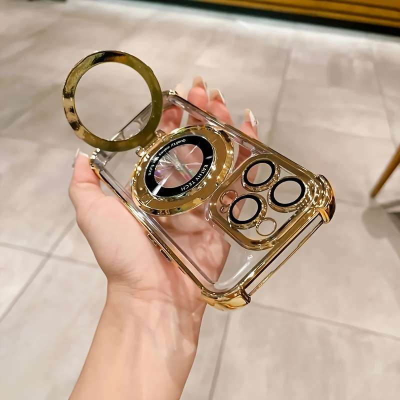 1Pc Golden For iPhone 11 Phone Case Phone Cover