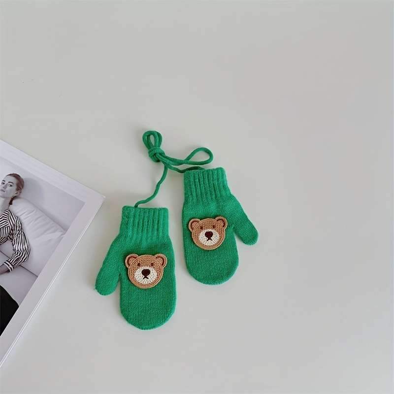 Winter Gloves Color Grey Size 1 To 6 Years Old
