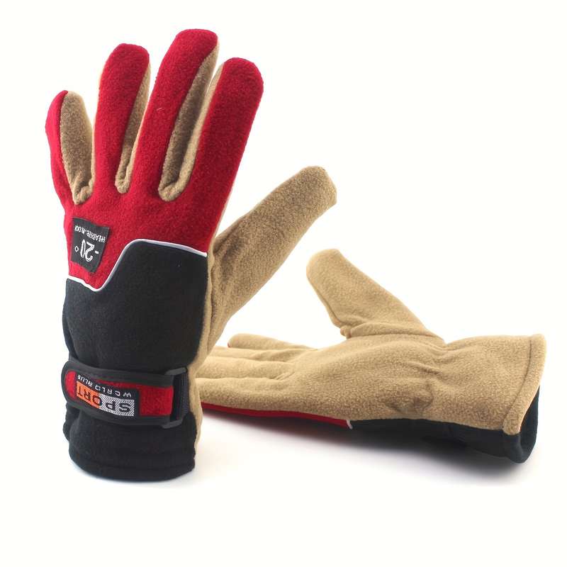 Winter Gloves Color Men To Blue