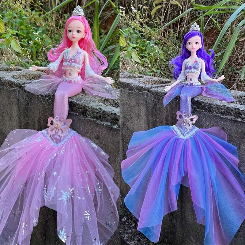 Toy Dolls Items 2pcs purple Add pink