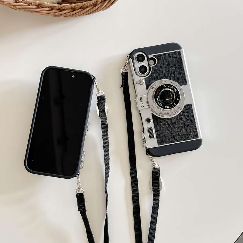 1Pc Black For iPhone 16 Pro Max Phone Case Phone Cover