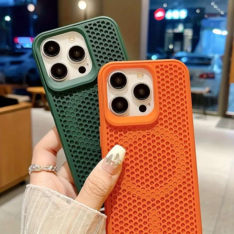 1Pc Golden For iPhone 16 Phone Case Phone Cover