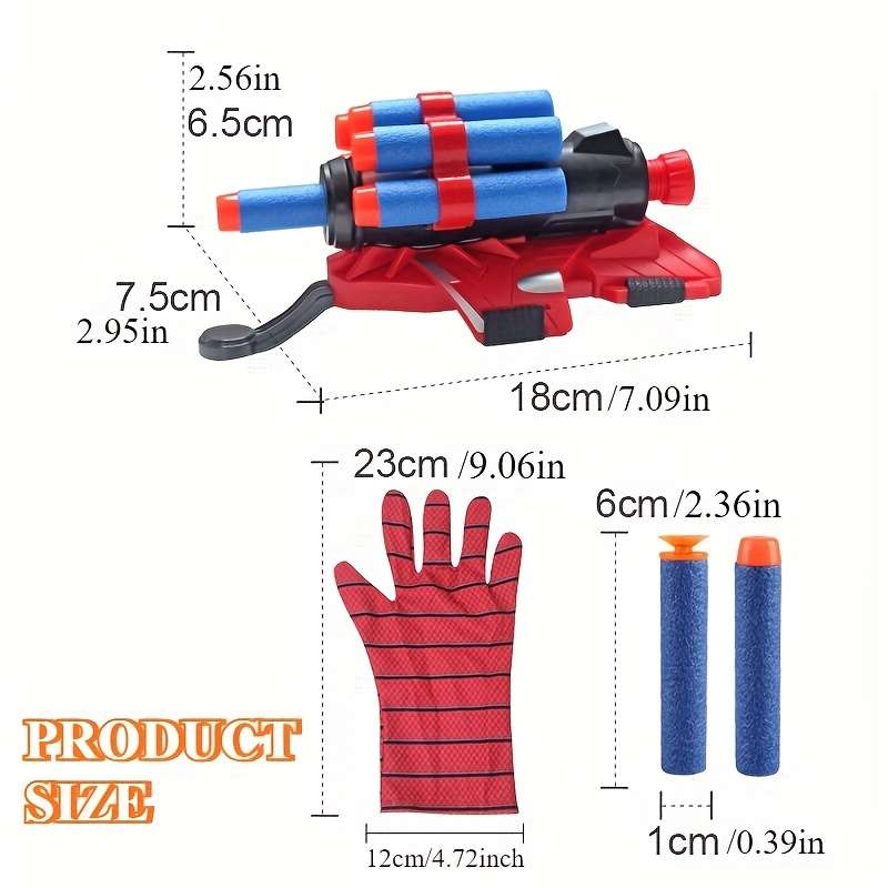 Toy Weapons Color 20Pcs Soft Bullets Set With Glove