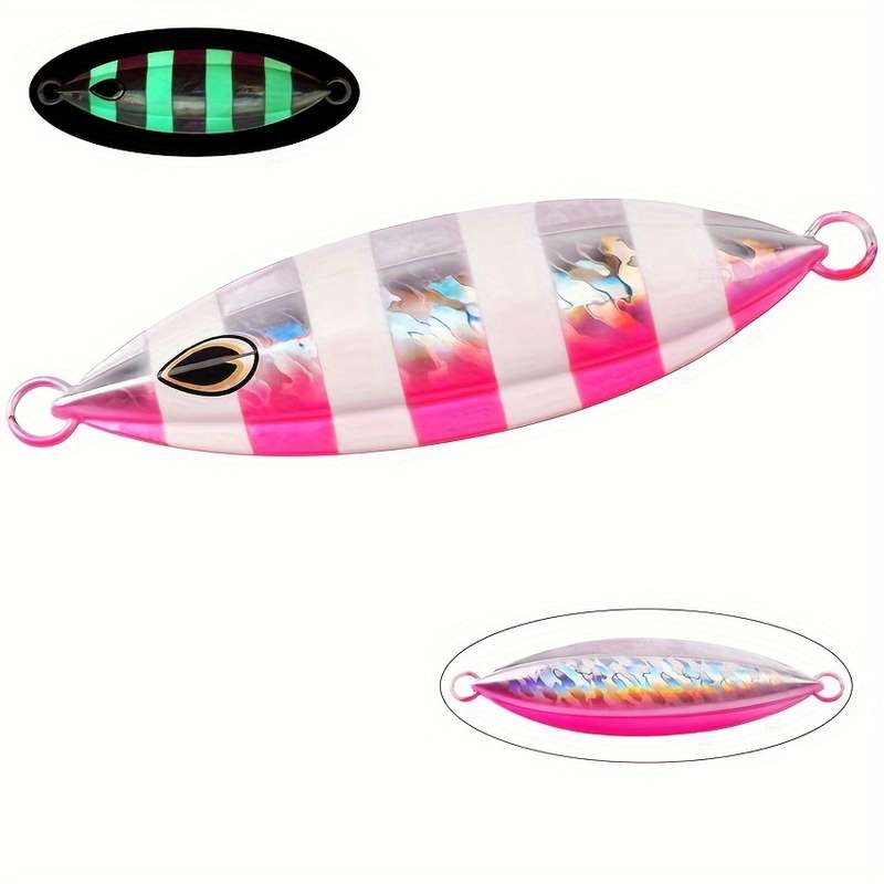 1pc 100g Metal Jig Vib Fishing Lure Sinking Lures For Deep Sea Fishing