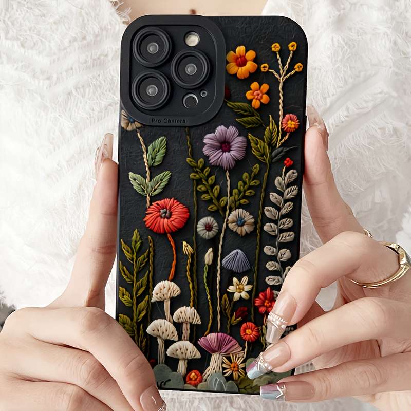 1Pc Black For iPhone 12 Phone Case Phone Cover