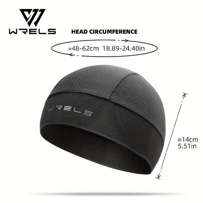1pc Breathable Summer Cycling CapAnti-Sweat  Quick-Dry  High Elasticity Nylon for Outdoor Sports