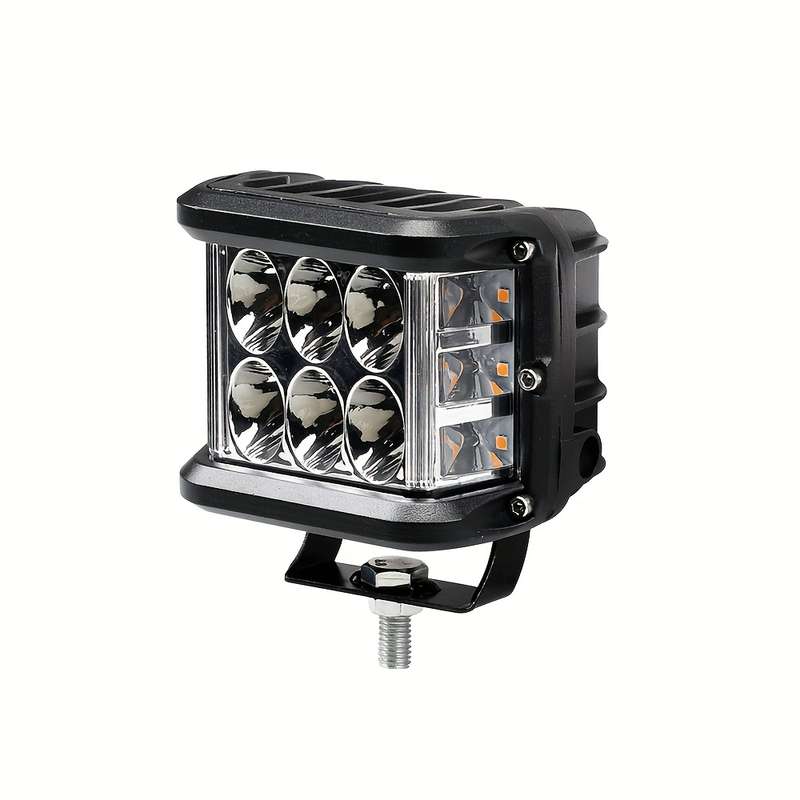 1pc 4Inch LED Work Light High Brightness Yellow-White Light Combination Beam 12-24V