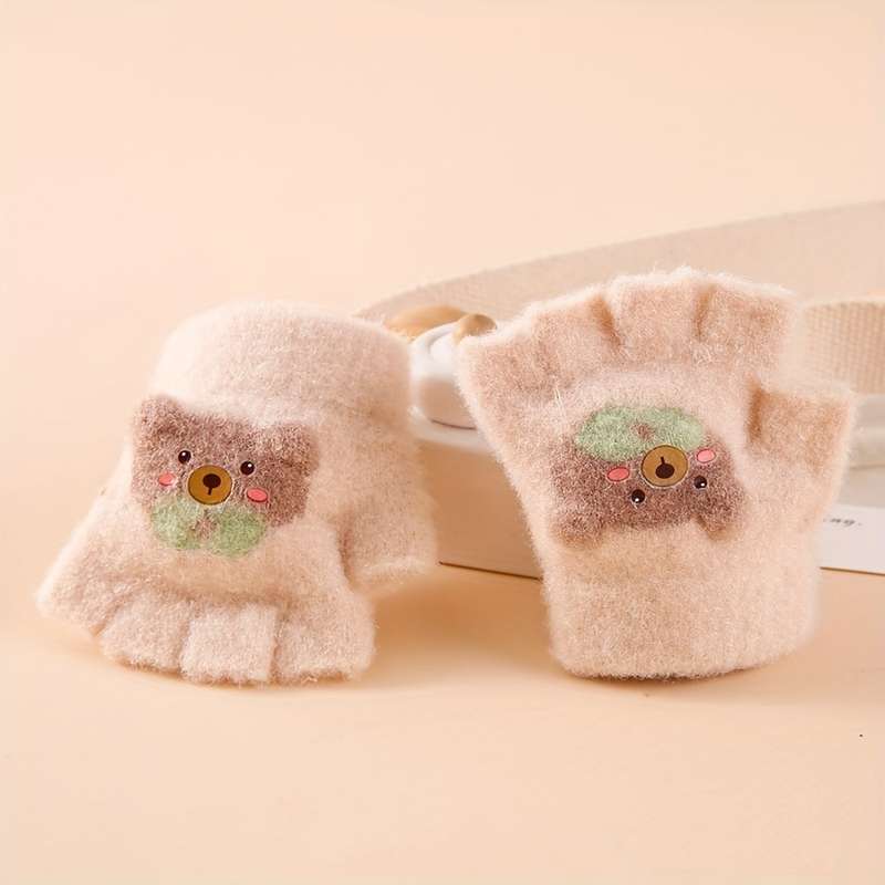 Winter Gloves Color Green
