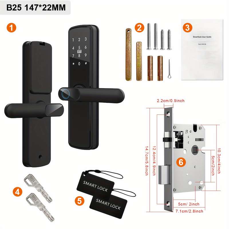 Lock Model B25 147Mm