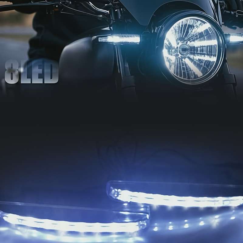 2pcs LED Daylight Lights Car and Motorcycle LED Daylight Decorative Lights High Pow