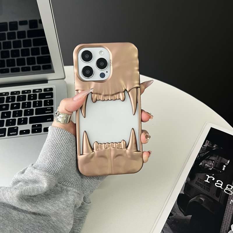 1Pc Silvery For iPhone 16 Pro Max Phone Case Phone Cover