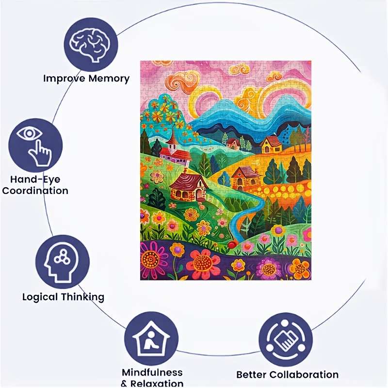 1000 Piece Paper Jigsaw Puzzle For Adults