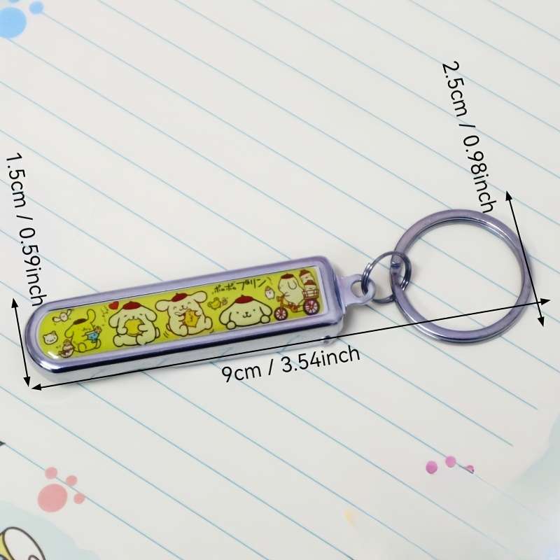 1pc Sanrio Cute Character Nail Clippers Stainless Steel Portable Fingernail Trimmer with Con