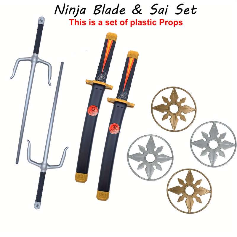 Toy Weapons Items Ninja Blade And Sai Set