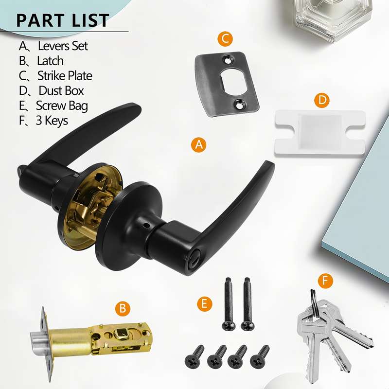 Lock Color Black