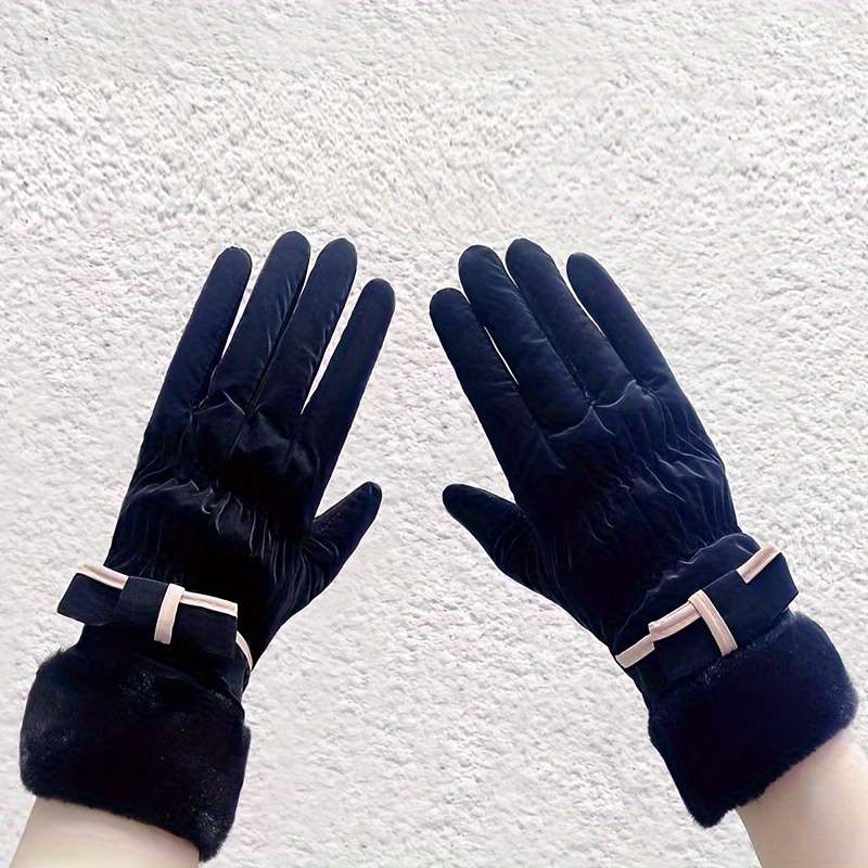 Winter Gloves Color Pink