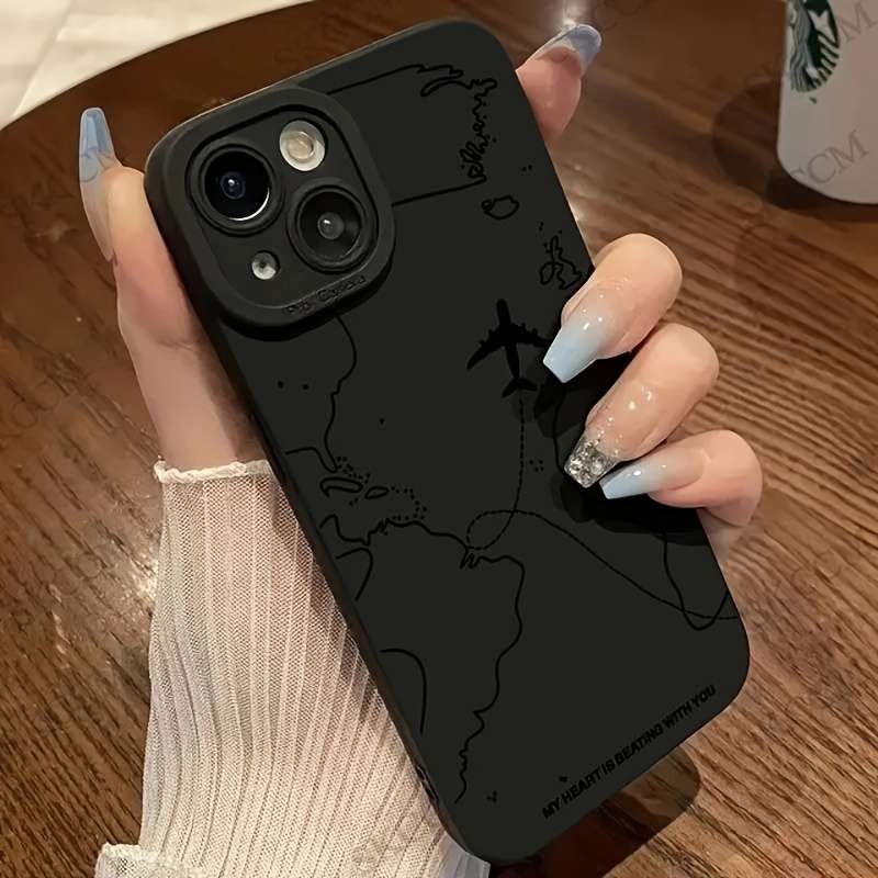 1Pc Black For iPhone 11 Phone Case Phone Cover