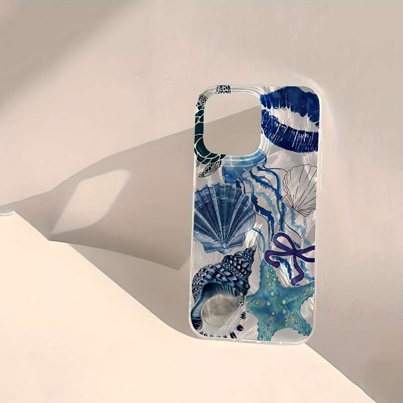 1Pc Silvery For iPhone 15 Plus Phone Case Phone Cover