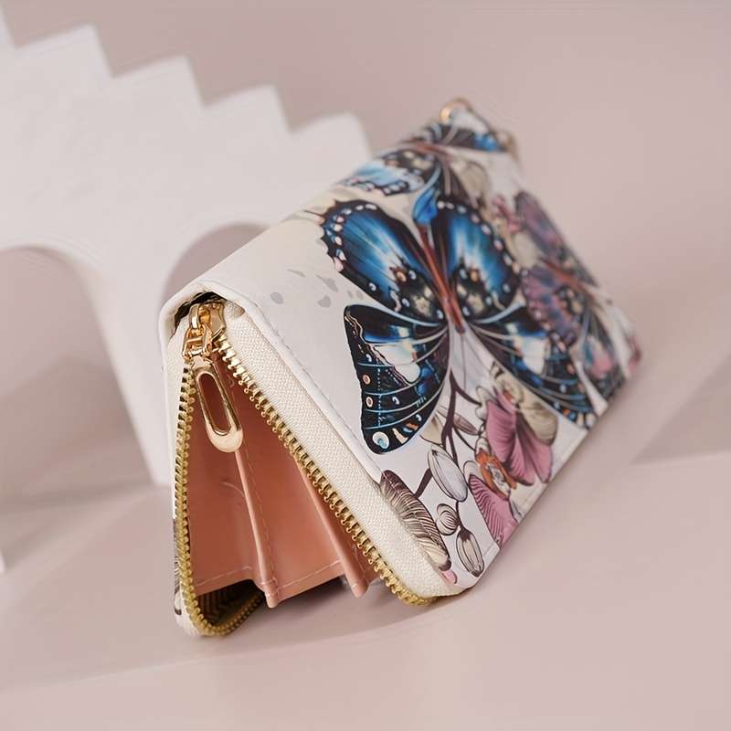 1pc Long Wallet Wallet 2024 New small fresh classic Women's purse Fashion zipper large capacity clu