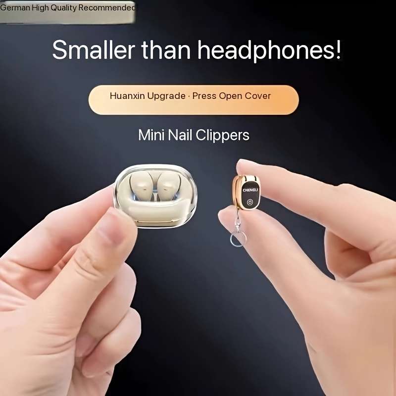 1pc Stainless Steel Mini Folding Nail Clipper With Creative Splash-proof Nail Clipper Nail Clip