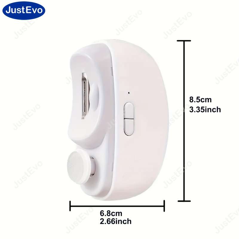 1pc Rechargeable Electric Nail Clipper  Care Kit Odorless Battery-Powered Manicure Tools fo