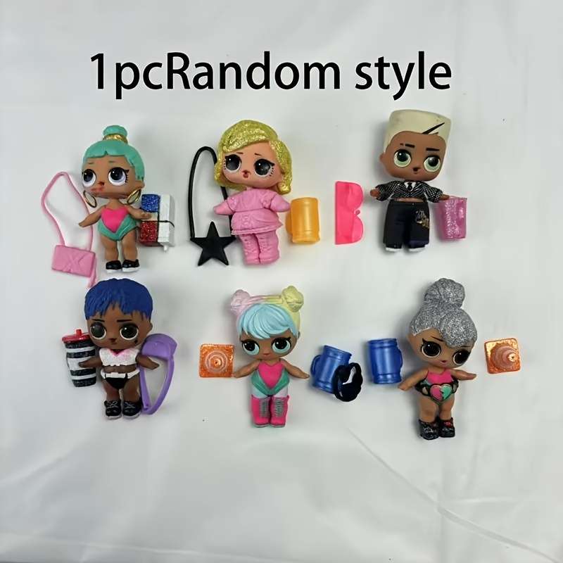 Toy Dolls color Random Quantity 2 dolls  Add   random style