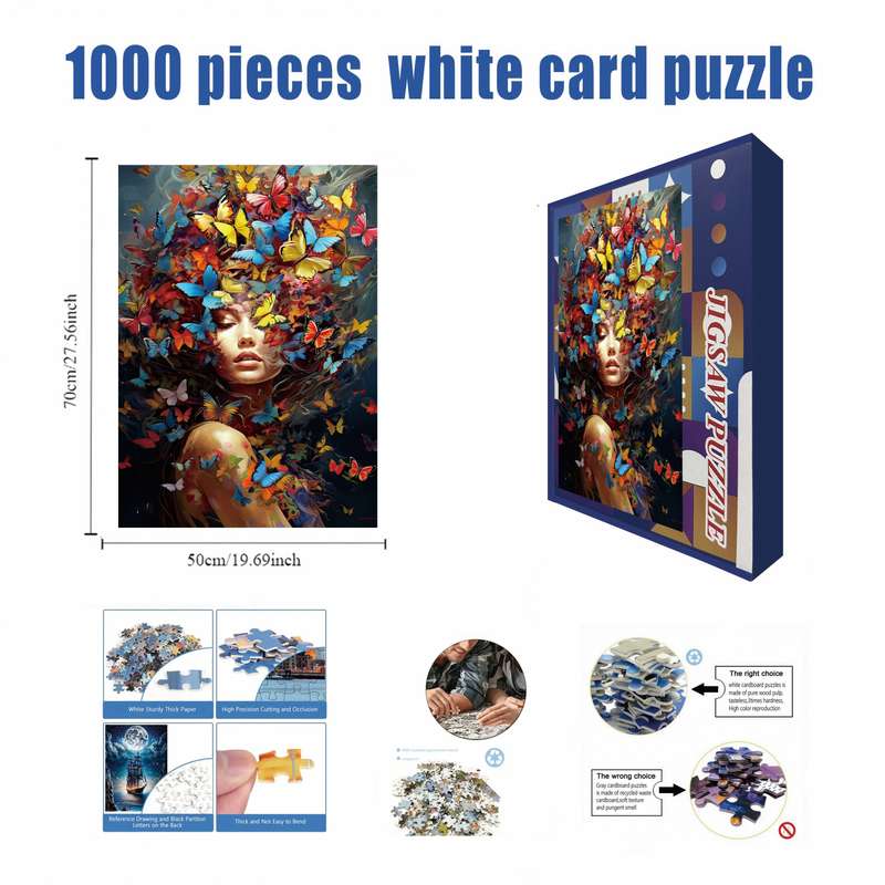 1000 Piece Paper Jigsaw Puzzle For Adults