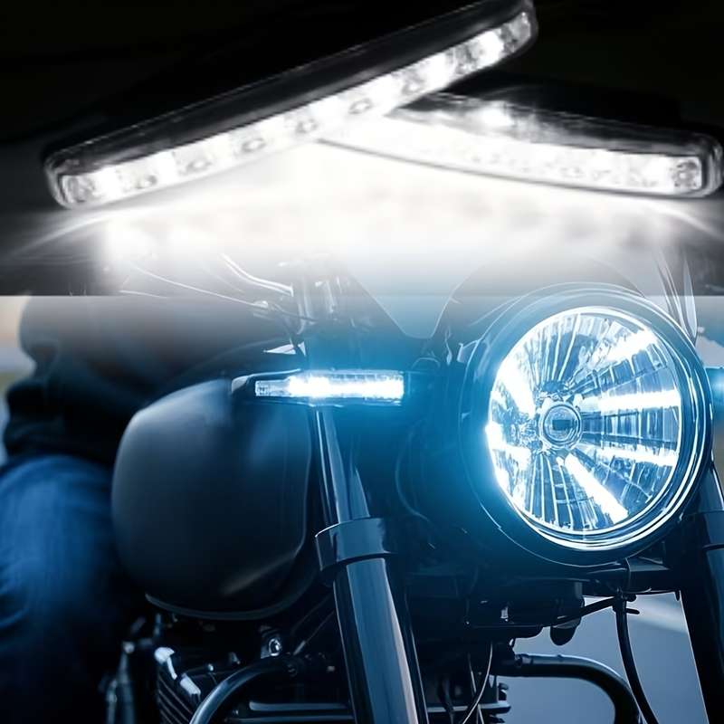 2pcs LED Daylight Lights Car and Motorcycle LED Daylight Decorative Lights High Pow