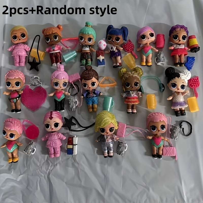 Toy Dolls color Random Quantity 2 dolls  Add   random style