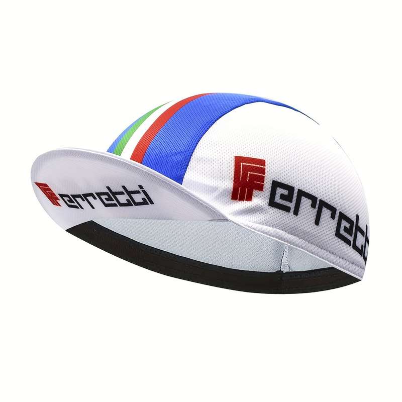 1pc Retro Breathable Cycling Cap For Men Quick-Drying Mesh Bike Hat With Polyester Fiber Unisex