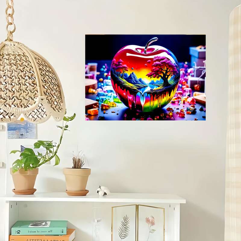 1000pcs Vibrant Adult Jigsaw Puzzle Durable Thick Colorful Landscape Design Ide
