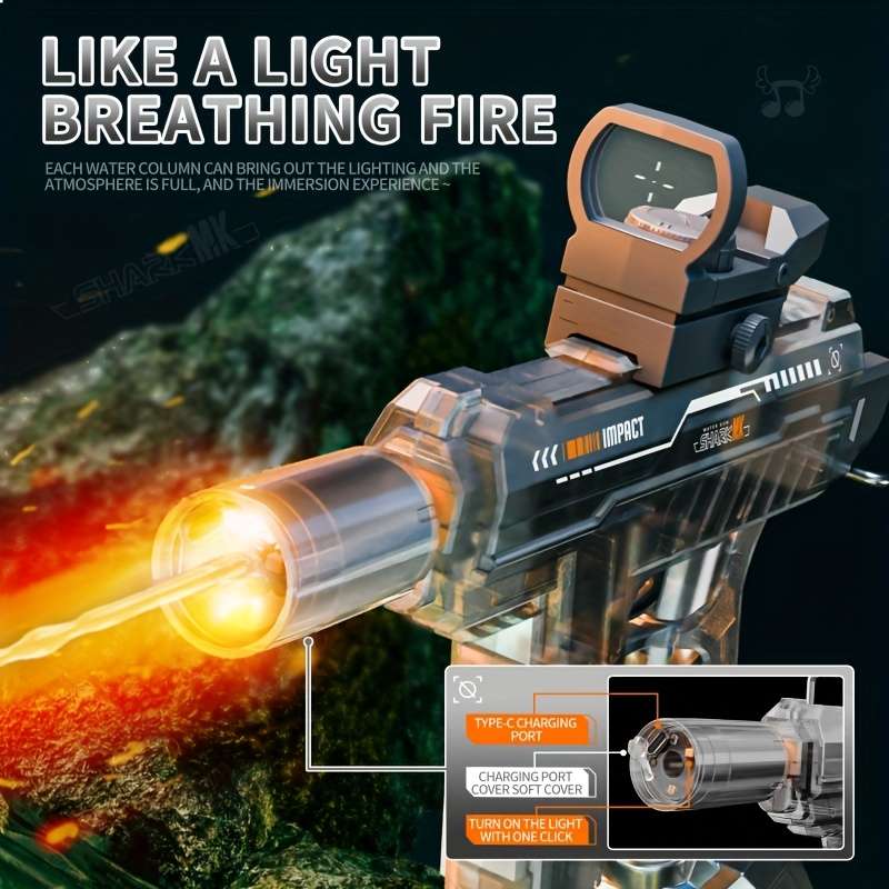 Toy Guns Items Blue Electric Water Gun