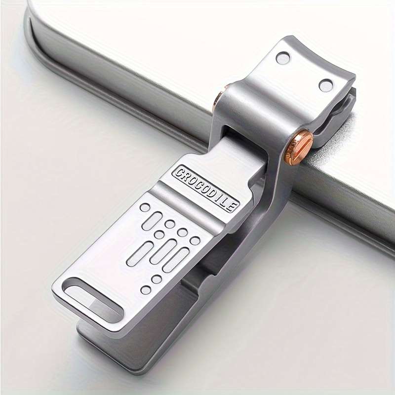 1pc Nail Clippers Set Stainless Steel Modern Style Unscented Finger Nail Care Professional