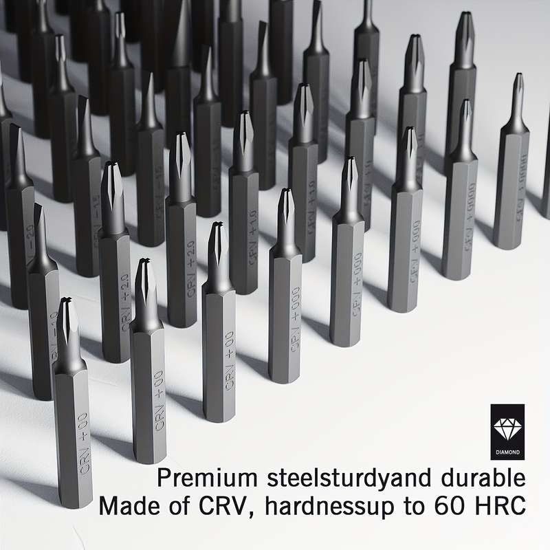 Screwdriver Bit Tool Set Color Black 132 In 1