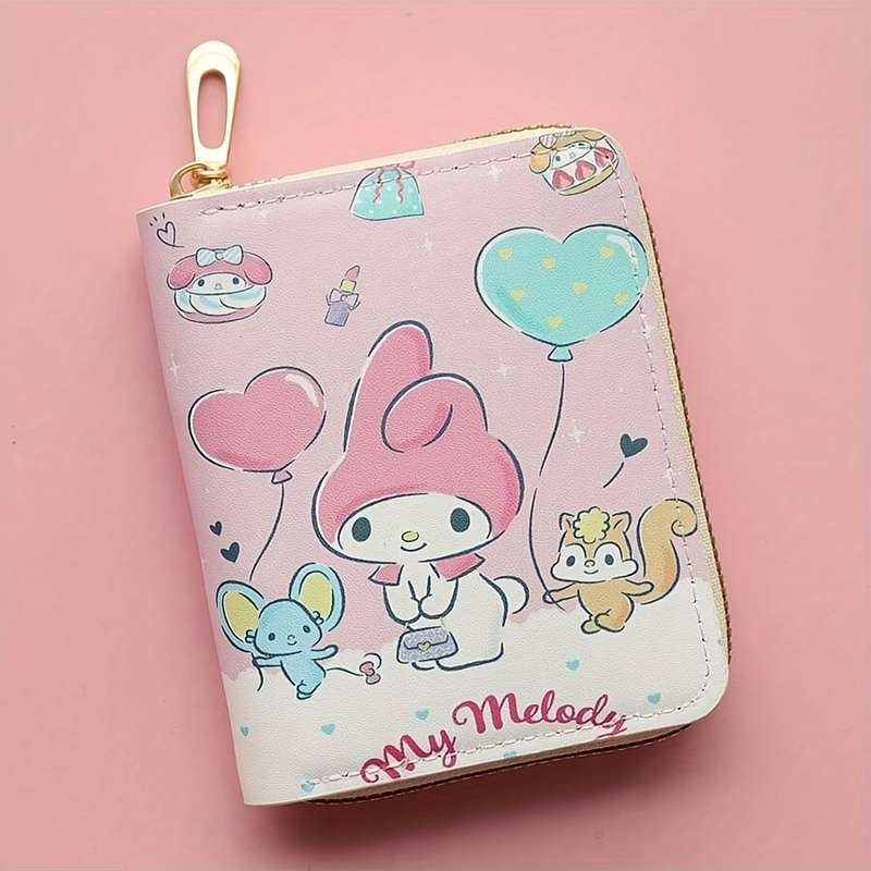1pc Sanrio Wallet Cute Fashionable Bag for Kuromi My Melody Purse for Women Perfect Gift for Chr
