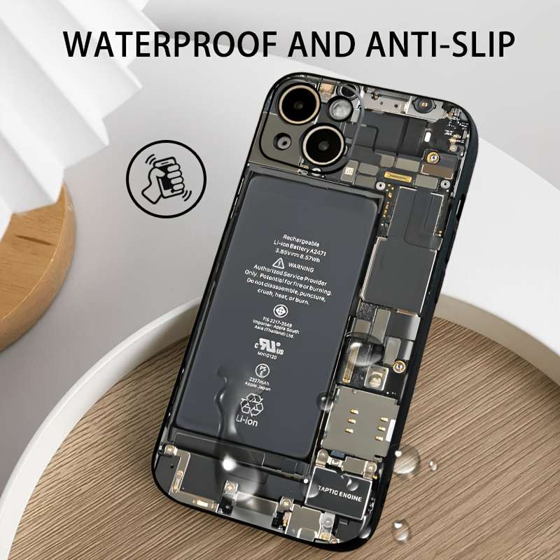1Pc Black For iPhone 13 Pro Phone Case Phone Cover