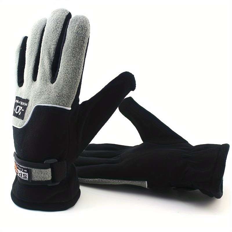 Winter Gloves Color Men To Blue