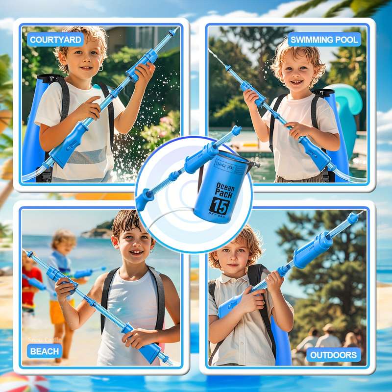 Toy Guns Color 15 Liter Large Capacity Blue
