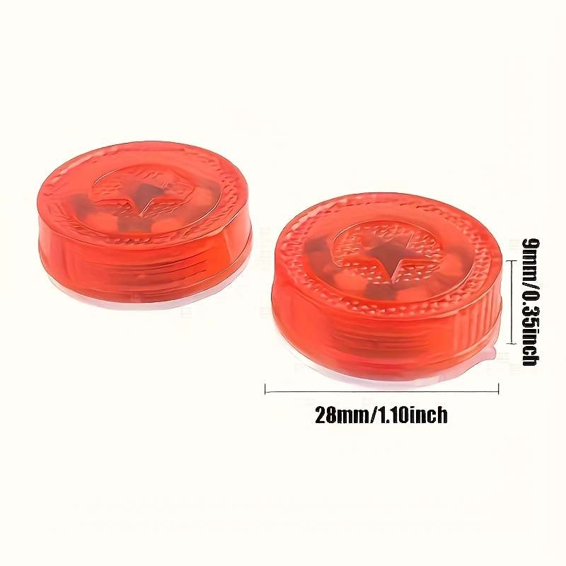 4pcs of Warning Lights for Car Doors Red Light LED Lights Automotive Warning Light