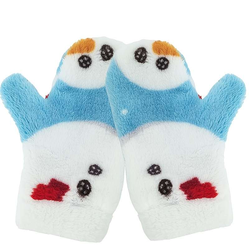 Winter Gloves Color L Green Leopard Print Gloves